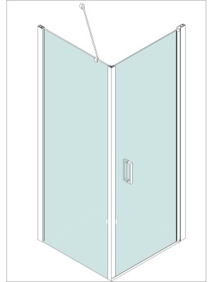 Frameless shower enclosures - A1905. Frameless shower enclosures (A1905)
